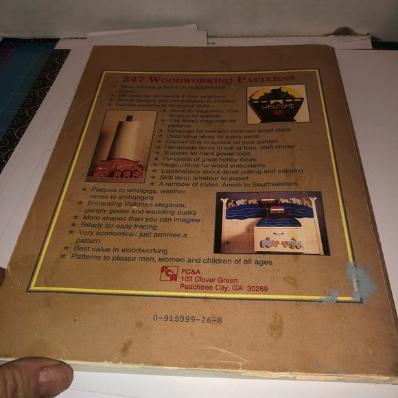 347 woodworking patterns book - 160 pages of popular woodworking patterns. - Picture 2 of 11